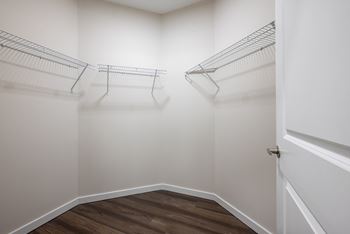 Spacious closets*